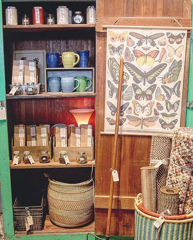 This cozy corner of the shop is all about the tea! We are proud to carry @tprojectshop which is organic, fair trade & made with love right here in Portland. Each tea is named after a song from the 60's or 70's & trust us... they are delicious! One of our favorite's is the Indian Summer blend on ice!