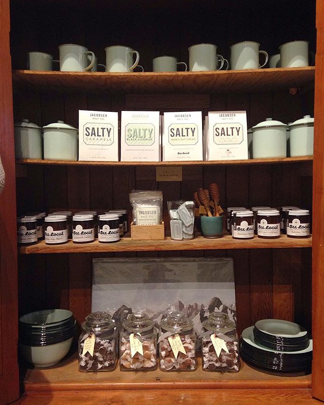 This is our sweets cabinet filled with soft caramels & amazing honey. Needless to say we visit this cabinet often during the day