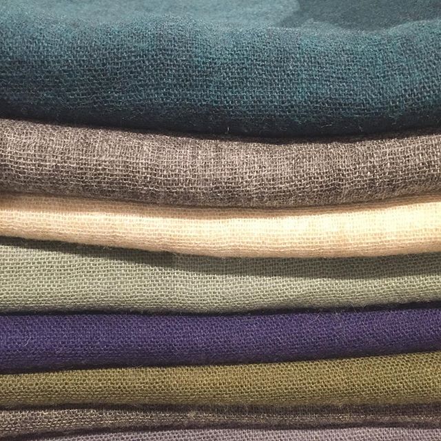 We've got loads of cozy cashmere scarves to keep you warm and we're here from 11-7 today.  Stop by and drink some hot cider while you shop.