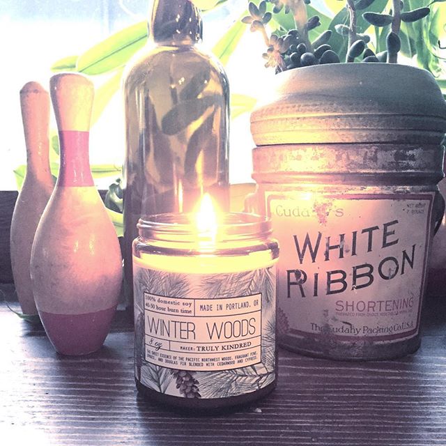 Your new favorite candles from @trulykindred just arrived and Winter Woods is the perfect scent for the holidays!
