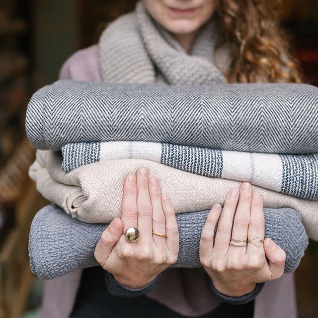 We're here to help you get ready for fall with piles of cozy blankets in cashmere, linen and cotton.