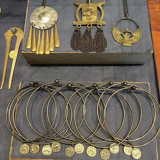 Just a small sampling of the beautiful jewels by @shopsesen that will be here through February 14th.  They are nearly all vintage and one of a kind so stop by soon to check them out!!