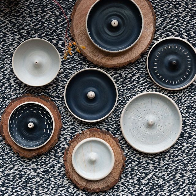 New handmade ceramic incense burners. These little beauties are flying out the door, so hurry in if you want one!